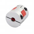 Uxcell 6 35mm To 10mm Shaft Coupling 30mm Length 25mm Diameter Motor Coupler Aluminum Alloy Joint Connector For Diy Encoder