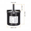 Uxcell Ac 110v Electric Synchronous Motor Metal Gear Turntable Cw Ccw 30rpm 50-60hz 14w 7mm Dia Eccentric Shaft