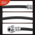 A-premium Front Brake Hydraulic Hoses Compatible With Select Chevy Gmc And Isuzu Models W3500 W4500 Tiltmaster 1998-2002
