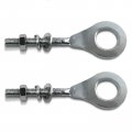 Wai Danie 2pcs 0 6inch 15mm Chain Axle Tensioner Adjuster For 50cc-125cc 196cc 6 5hp Massimo Mb200 Baja Mini Bike Mb165 Coleman 
