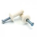 Nylon Hammer Drive Pin Nail In Masonry Concrete Anchors Zinc 1 4 X 1-1 2 Qty 100 