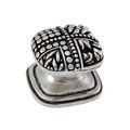 Vicenza Designs K1134 Medici Square Knob Small Vintage Pewter 