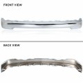 Hecasa Front Bumper Face Bar W O Molding Holes Compatible With 1998-2004 Chevrolet S10 1998-2005 Blazer Replacement For