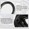 X Autohaux Silicone Vacuum Tubing Hose Line Automotive Engine Air Intake Pipe Black Id 14mm 4 92ft Length