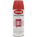 Krylon K04115000 Chalky Finish Spray Paint Scarlet 12 Ounce 