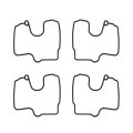 4-pack Carb Carburetor Gaskets Jets Main Rebulid Repair Kits Replacement For Yamaha 1998-2001 Yzf R1 