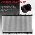 Dpi 2392 Factory Style 1-row Cooling Radiator Compatible With Rio 1 5l At 01-02 Aluminum Core