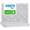 Aerostar 12x18x1 Merv 8 Pleated Air Filter Box Of 4 