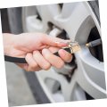 Uonlytech Tire Inflator Hose 2 Pcs Inflatable Tube Accessories For Cars Extension Pipes Valve Adaptor Acessories Pump Auto Car