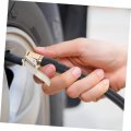 Uonlytech Tire Inflator Hose 2 Pcs Inflatable Tube Accessories For Cars Extension Pipes Valve Adaptor Acessories Pump Auto Car