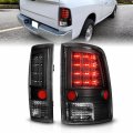 Amerilite For 2009-2019 Dodge Ram 1500 2500 3500 Led Black Replacement Brake Tail Lights Set Passenger And Driver Side