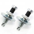 Red Hound Auto 2 Door Latch Striker Bolts For Left Or Right Dodge 1985-1994 B150 B250 B350 1985-1993 Ramcharger And More 