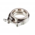 New Stainless Steel Exhaust V Band Clamp Male Female Flange 1 5 Inch