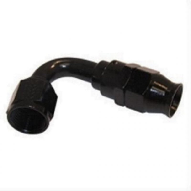 Fragola Real Street Hose End X 120 Degree -6an For Reusable Black 681206-bl