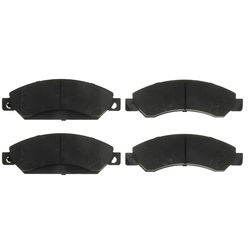 Front Brake Pad Set For 2007 Chevy Avalanche Ceramic Friction Material Replacement 19285993 Silver Classification Alx Pau Ac