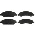 Front Brake Pad Set For 2007 Chevy Avalanche Ceramic Friction Material Replacement 19285993 Silver Classification Alx Pau Ac 