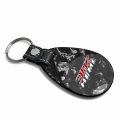 Ipick Image For Hemi 392 Led Printed On Real Black Forged Style Carbon Fiber Tear-drop Shape Key Chain Keychain Exclusive