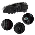 1pc Passenger Side Replacement For Golf Jetta Sportwagen Mk6 2010-2014 Halogen Balck Housing Reflector Headlamp 5k0941006d