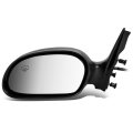 Dna Motoring Oem-mr-fo1320193 Driver Side Power Operated Heated Non-folding Rear View Mirror For 2000-2007 Taurus 2000-2005 