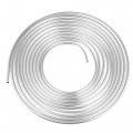 X Autohaux 5 16 Car Brake Line Tubing 25ft Coil For Hydraulic Braking Systems And Transmission System Silver Tone