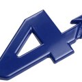 3d Letter Metal Emblem 4x4 Badge Blue Type2