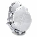 Httmt Mt052- Billet Aluminum Motorcycle Engine Stator Cover Compatible With 2003-2004 Kawasak Zx-6r Zx636 Chrome Left