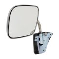 Door Mirror For Gmc Jimmy 1990 1991 Driver Or Passenger Side Chrome Flat Glass Manual Foldaway Non Heated Replacement Gm1320103 