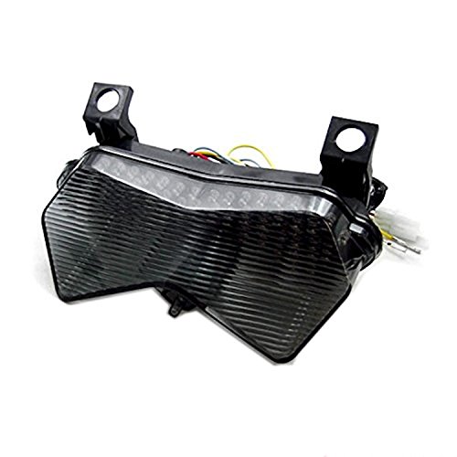 Taswk Motorcycle Led Tail Lights Whit Integrated Turn Signals Indicators Smoke Lens For 2003-2006 Kawasaki Zx6r Zx6rr 636 Z750s