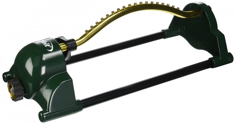 Orbit 18-hole 3600 Square Foot Metal Oscillating Sprinkler 58294