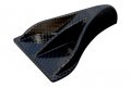 7 Pc Piece Carbon Fiber Look Universal Vortex Generators Roof Shark Fins Spoiler Wing Kit Set Of Seven Black For Car Truck Suv