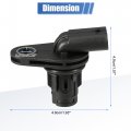 Uxcell 2 Pcs Engine Camshaft Position Sensor For Mercedes-benz W166 Ml 350 C207 E350 No A2769051000 Black Plastic Metal