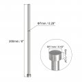 Uxcell Straight Ejector Pins 7mm 9 32 Dia 65mn Steel Round Tip Punch 200mm 8 Long For Mechanical Maintenance 5pcs