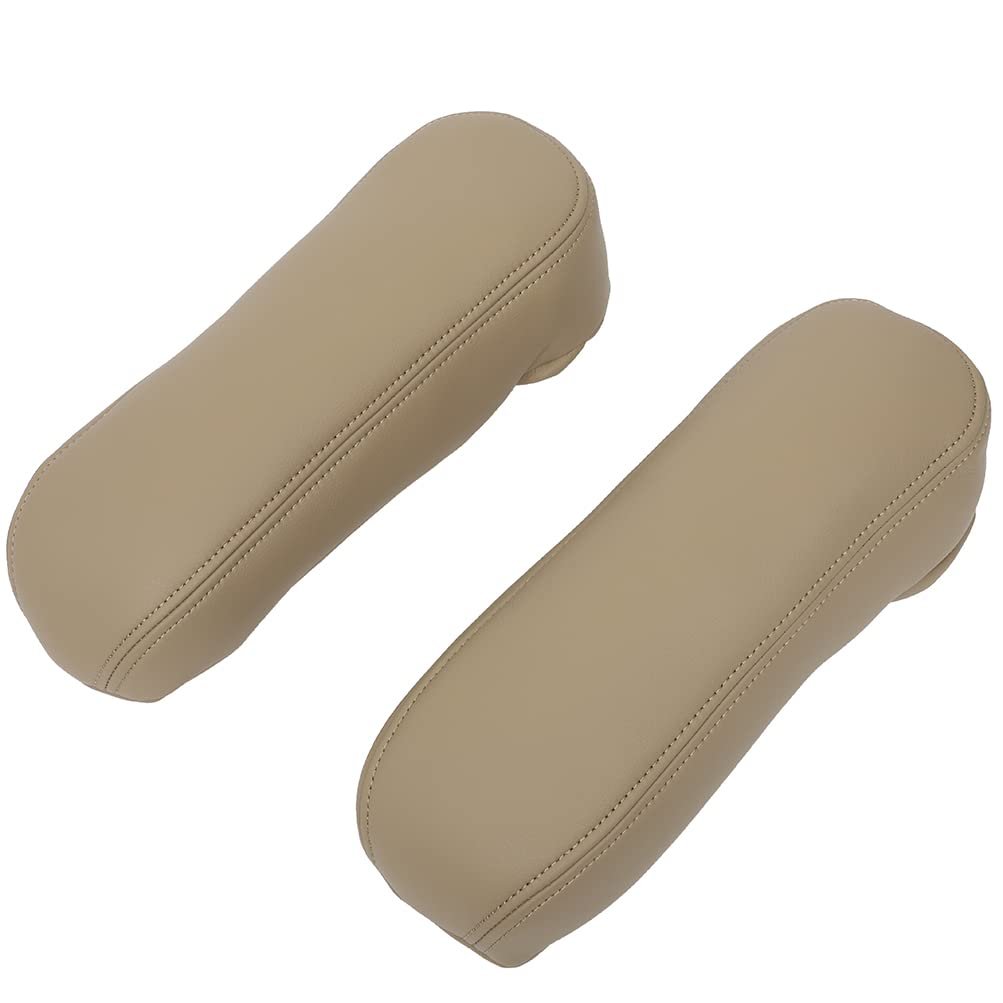 Center Console Cover For 2000-2005 Ford Excursion Leather Seat Armrest Beige