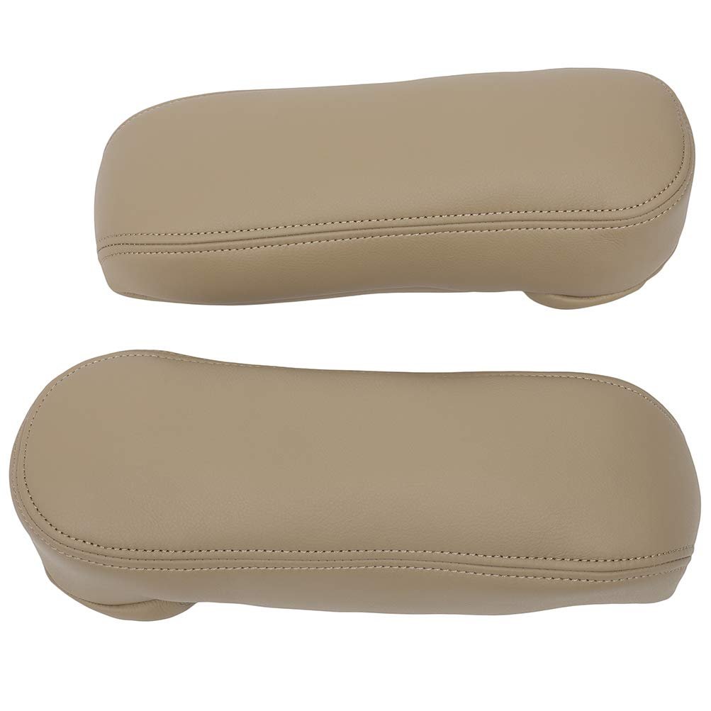 Center Console Cover For 2000-2005 Ford Excursion Leather Seat Armrest Beige
