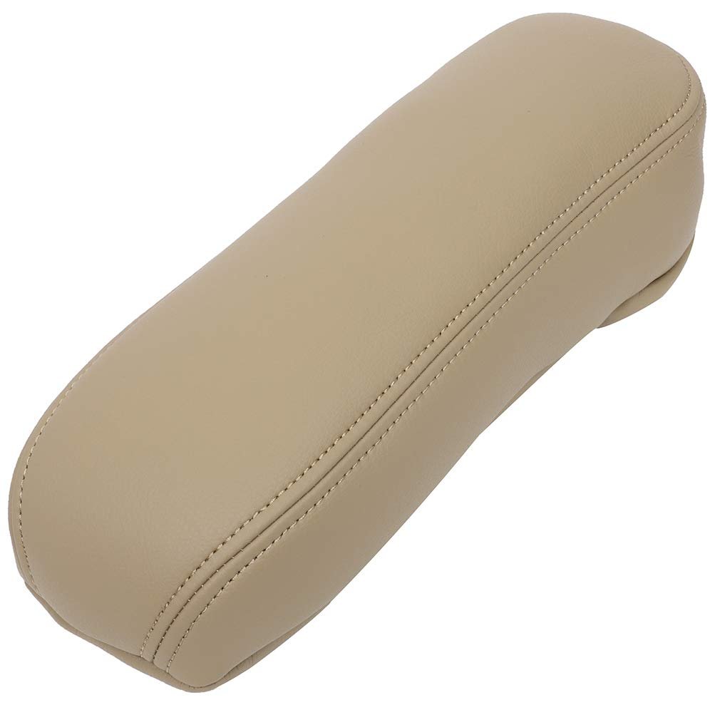 Center Console Cover For 2000-2005 Ford Excursion Leather Seat Armrest Beige