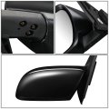 Ma1320212 Factory Style Driver Left Side Mirror Manual Folding Power Adjust Heated Glass Compatible With Mazda 5 12-17 Paint To