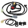 Handlebar And Key Switch For Honda Rancher 350 Trx350fm Trx350tm 2006 Manual Shift 35200-hn5-n03 35200-hn5-n02 35100-hn5-670