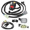 Handlebar And Key Switch For Honda Rancher 350 Trx350fm Trx350tm 2006 Manual Shift 35200-hn5-n03 35200-hn5-n02 35100-hn5-670