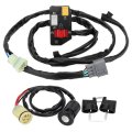 Handlebar And Key Switch For Honda Rancher 350 Trx350fm Trx350tm 2006 Manual Shift 35200-hn5-n03 35200-hn5-n02 35100-hn5-670