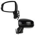 Driver Side Mirror For 2015 2020 Honda Fit Jazz Non Heated Manual Fold Power Glass Left Black Replaces Ho1320332 3 Pins 