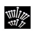 15 Piece Clutch Wtr Cover Stainless Bolt Kit 