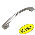 Cosmas 124-96sn Satin Nickel Modern Arch Cabinet Hardware Handle Pull 3-3 4 Inch 96mm Hole Centers 25 Pack 