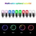 Led Valve Stem Caps Lights Kit Tire Wheel Waterproof Flashing Light Tire Lamp For Car Bike Motorcycle Waterproof Spoke Flash