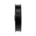 Jeep Liberty 2007 08 09 10 11 2012 Power Steering Pump Pulley Composite Serpentine Belt Type Black Color Press-fit Mount 6 