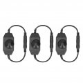 3pcs Dc 12v-24v Led Strip Dimmer Switch With Female Male Adapter Brightness Adjustable Knob Lamp Lighting Partsi Blacki