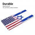 6x12 Inch License Plate Cover Aluminum Flag Of Israel And Usa Car Tag For Women Men Vanity Gifts