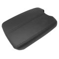 Center Console Armrest Cover Black Microfiber Leather For Honda Accord 2008 2009 2010 2011 2012 