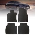4 Pieces Black Velour Carpet Floor Mats Front Rear For Lexus Es350 300h 2019 2020 2021 2022 2023 2024 2025 