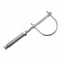 U-bolt Pipe Clamp With Expansion Screw Fit 2 50mm Supports 200mm Long Adjustable Bracket For Gas Pipeline 