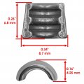 Caltric Intake Valve Kit Compatible With Polaris Ranger 800 6x6 2011-2017 Crew 4x4 2011-2014 New